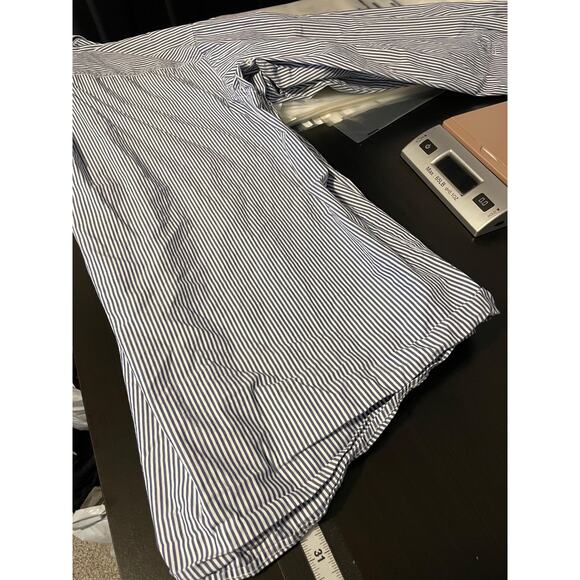 Ariat Pro Series Shirt Mens XL Blue White Striped Button Down Western Workwear - Picture 6 of 7